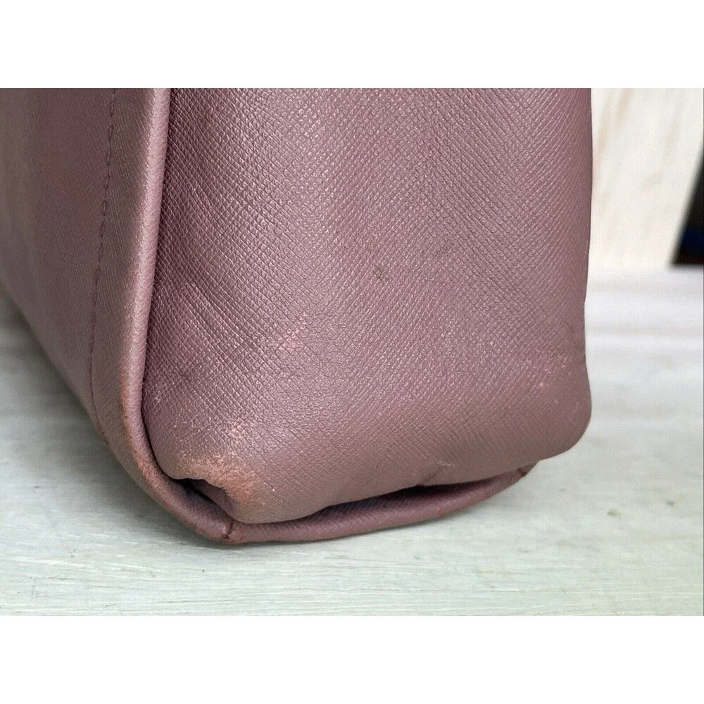 Vintage COACH MADISON LEATHER SATCHEL BAG PURSE PINK MAUVE 27350